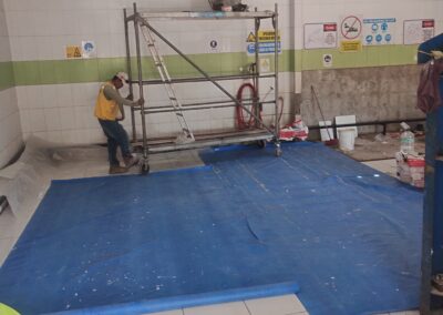 Remodelación sala basura terminal Agropecuario Iquique 2025